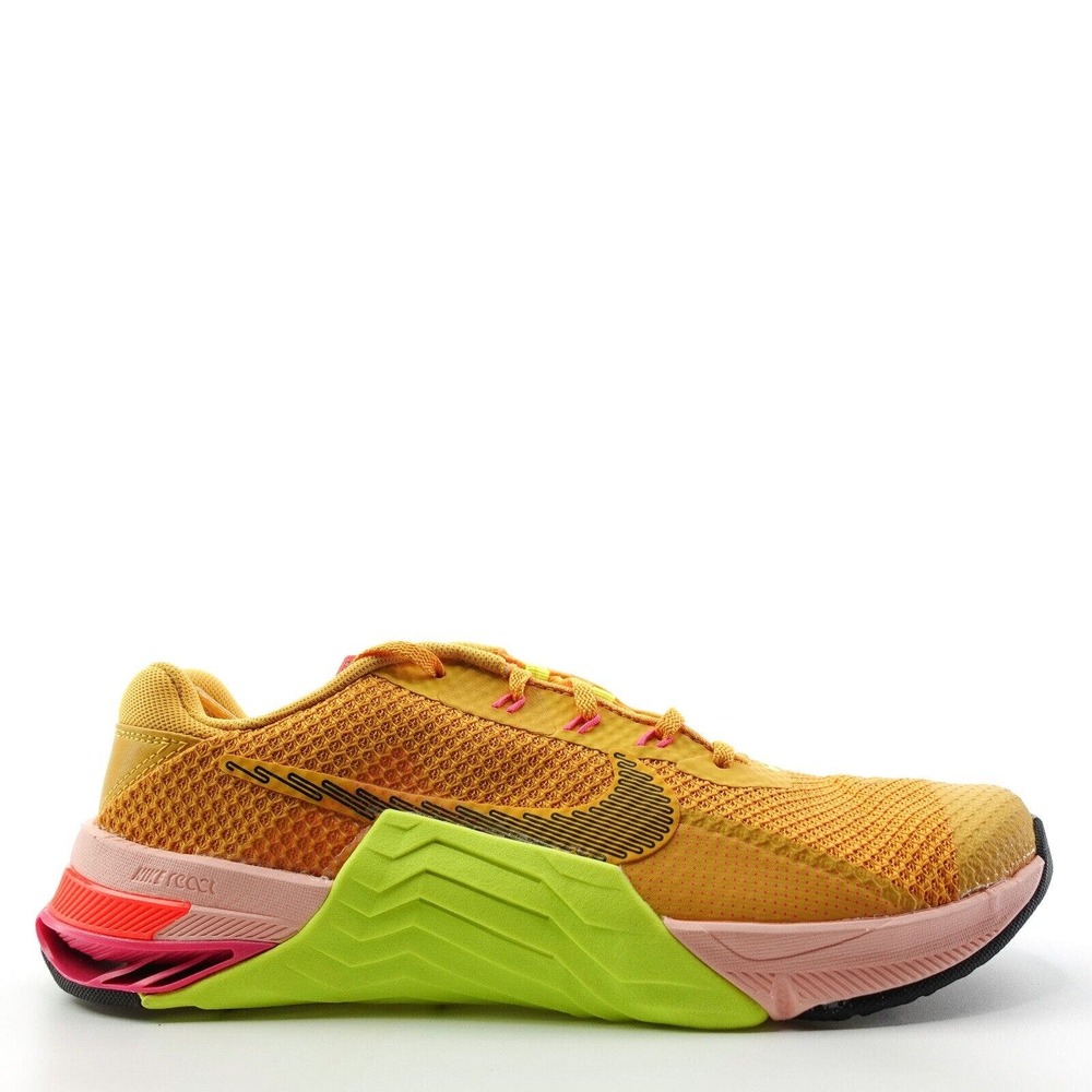 Nike Metcon 7 X Pollen Black Volt Training Shoes DA8110-721 Men's Size 10